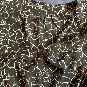 RW&CO. | A-Line Cat Print Dress | s